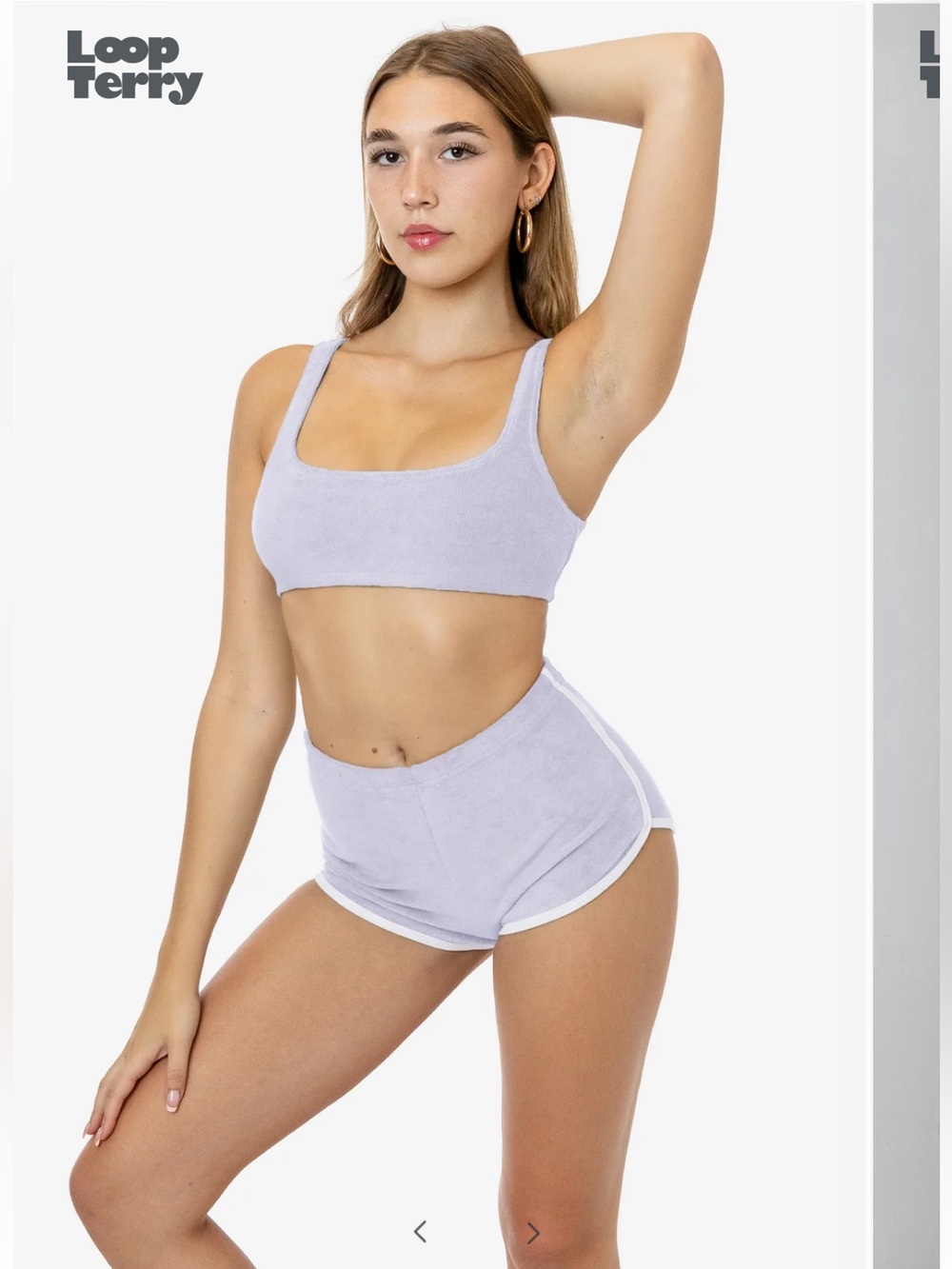 Los Angeles Apparel Loop Terry Running Short S